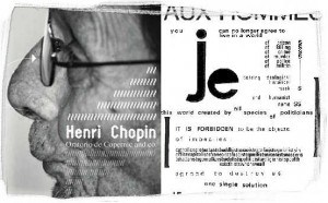 henri chopin / oratorio de copernic & co